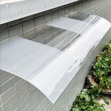 어닝 투명처마 현관 베란다 캐노피 테라스 차양막 아크릴 야외 창문비막이, 40x40