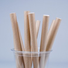 大成產業 牛皮紙吸管 12 x 210 mm, 1個, 250入