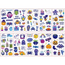 할로윈파티용품 할로윈 할로윈데이 파티 스티커 타투, WA type