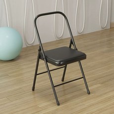 요가의자 PU 접이식 체어 필라테스 프로버전전후면브릿지파이프 쿠션 스트레칭, A. 전문가용 버전 전면 및 후면 빔 두꺼운