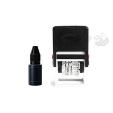 享樂屋 日期印章 滾輪印章, 1個, 大號(黑色款含墨水)
