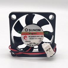 Sunon MC30060V2-000C-A99 3006 30X30X6mm 0.36W Maglev DC 브러시리스 냉각 팬용 30cm 슬림 음소거 쿨러