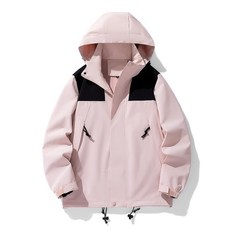 戶外衝鋒衣男女春秋款防風防水情侶旅遊登山服騎行外套