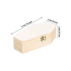 나무 관 모양 사탕 상자 작은 할로윈 간식 용기 파티 장식 선물 보석 보관함 유령의 집 소품