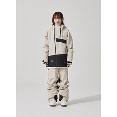 MR 26 JACKET 01 IVORY 모이라 보드복 자켓 상의 커플 공용 여성 남성 스노우보드복
