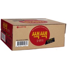 롯데 쌕쌕 오렌지주스 240ml x 30개입 과일주스 어린이주스 코스트코, 30개