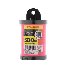 타지마 먹줄 먹실 PRM-S500P 길이 500M 두께 0.6mm 형광 핑크색, 1개