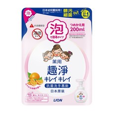 LION獅王 趣淨抗菌洗手慕斯補充包 清新果香 450ml 日本原裝進口, 詳見包裝, 詳見包裝, 詳見包裝, 趣淨洗手慕斯 清爽柑橘 補充200ml