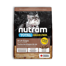 紐頓 Nutram 貓糧 WDJ推薦 無穀配方 適用幼貓成貓老貓, 1個, 【T24】無穀鮭魚+鱒魚,1.13公斤