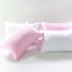 네모라인 국내생산 엠보극세사 베개솜 2개+베개커버 2개, 베이비핑크+엠보극세사 베개솜, 2개