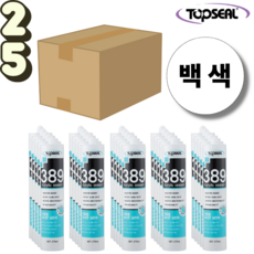 탑씰 389 수성 아크릴 백색 실리콘 실란트 270ml 노즐포함, 25개