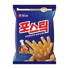 농심 포스틱 280g / 대용량 스낵 지퍼팩보관, 1개