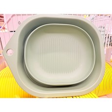 IKEA PEPPRIG 折疊式臉盆, 1個, 綠色臉盆 10公升