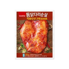 [굽네] 통닭다리순살 직화오븐구이 매콤갈비맛 130g, 1개