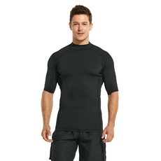 테슬라 솔리드 반팔 래쉬가드 TM-MSR16