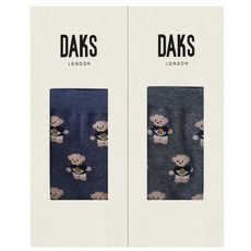 [백화점 홈쇼핑 정품] 닥스 DAKS DB24830 신사면중목 곰돌이 2족세트