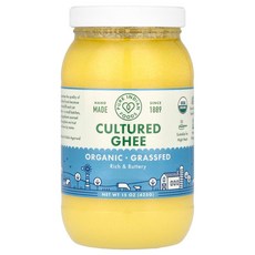 퓨어인디안푸드 발효 기(Cultured Ghee) 방목 & 15 oz (425 g), 425g, 1개