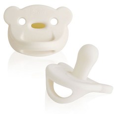 베로로 올실리콘 쪽쪽이 (케이스포함), 곰쪽이, 크림, 1개 곰쪽이, 크림, 1개