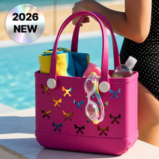 EVA 방수 목욕가방 수영가방 비치백 다용도백 목욕바구니, 핫핑크