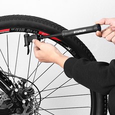 슈타커 다용도 휴대용 양방향 공기주입 펌프, 블랙, 1개