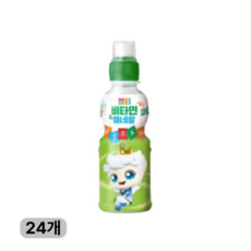 웅진 캐치티니핑 멀티비타민 미네랄 음료 파인애플맛, 24개, 200ml