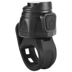 시그니처베이지 웨스트바이킹 자전거 킥보드 충전식 전자 벨 경적 YPZ051, 블랙, 1개