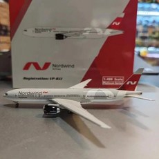 Phoenix Diecast 1 400 스케일 북풍 항공 B777-200ER VP-BJJ 항공기 시뮬레이션 합금 기념품 컬렉션 장난감