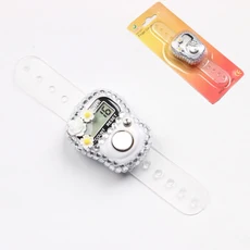 2025 새로운 전자 손가락 카운터 반지 손가락 클릭 휴대용 재설정 가능한 디지털 디스플레이 카운터 골프, 05 1PC WHITE