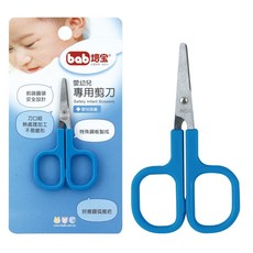 @企鵝寶貝@ bab 培寶 可拆式食物剪刀/餐食剪/瓢蟲指甲剪/嬰幼兒安全剪刀/嬰兒剪刀/兒童剪刀/瓢蟲造型指甲剪, 1個, 藍色