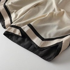 美式速乾籃球短褲 夏季街頭運動網眼寬鬆休閒大碼透氣五分褲