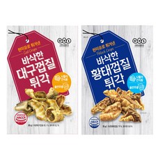 오희숙 전통부각 바삭한 대구껍질 튀각 30g+황태껍질 튀각 35g, 1세트, 65g