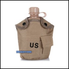 野戰搖滾-生存遊戲 US軍用戰術水壺套 多款迷彩可選 軍規耐用, 狼棕色, 1個