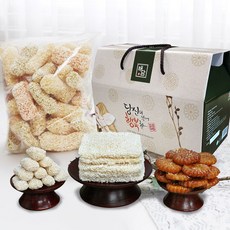 해담가 제수용품 3종세트/한과 유과 약과 산자/명절 설 추석 선물, 더원스토리 제수용품선물세트 한과 유과 명절 설 추석, 1세트