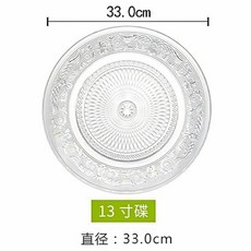 臺南出貨 透明玻璃水果盤 小喫點心乾果茶盤 小菜沙拉甜品拼盤, 1個