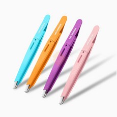 [독일수입] MR.GREEN 미스터그린 프리미엄 족집게, 1개, 분홍(Pink)