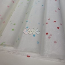 예한 운용하트지 운용 한지 공예 무늬 종이 54cm x 78cm, 04 분홍