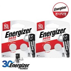 에너자이저 리튬코인 건전지 2032 2입x2개 총 4입 210110, 미니어쳐 알카라인 건전지 A76 4입210110