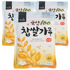삼진식품 국산 찹쌀가루 400g 쌀가루, 3개