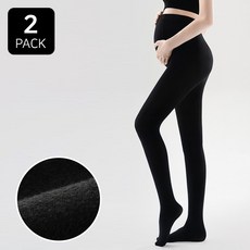 패션파트너 프리미엄 하이서포트 복부 두 줄 봉제선 임산부 기모 레깅스 팬티 스타킹 타이즈 2P