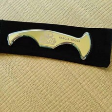 改良蝙蝠筋膜刀 316不鏽鋼刮痧刀 肌肉深層鬆解 腿部按摩, 1個, 180x32x6【6毫米厚】