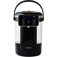 베스트하임 모담 스마트 온도 조절 자동 출수형 분유 포트, 4.2L 블랙