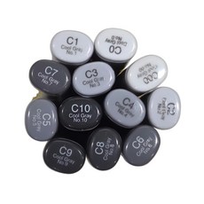 레드베리 코픽 스케치 마카 낱개, C2번(Cool Gray_No.2), 1개, 1색