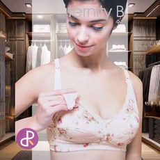 플라워 노와이어 B컵 수유브라 브라탑 소프트 스포츠 브래지어 언더웨어 여성속옷
