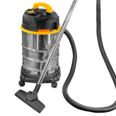 PRO CRAFTSMAN 1500W大功率乾濕兩用吸塵器，多功能清潔，適用於居家、辦公室及商業場所, 黃黑, 110V