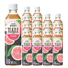 티즐 제로 자몽블랙티, 500ml, 15개