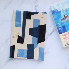 【藍調】布書衣 書衣 A6 A5 B6 20K 16K A4 ブックカバー, 1個