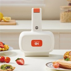 가정용 미니 파니니 샌드위치 기계 가벼운 음식 아침 식사 붙지 않는 양면 가열 토스터기 와플 메이커 500W 220V, White, 영국