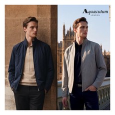 [아쿠아스큐텀] 26SS 남성 헤리티지 윈콜 자켓