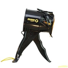 玻璃膠槍 【長效耐用】新型超短玻璃膠槍 硅膠槍 省力防滴漏 便攜式 自動斷膠打膠槍, 1個, ABS檸檬黃款