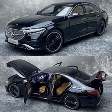 iscale 벤츠 E450 W214 자동차 모형 자동차프라모델 다이캐스트 1:18, 1개, 블랙(E450 W214)